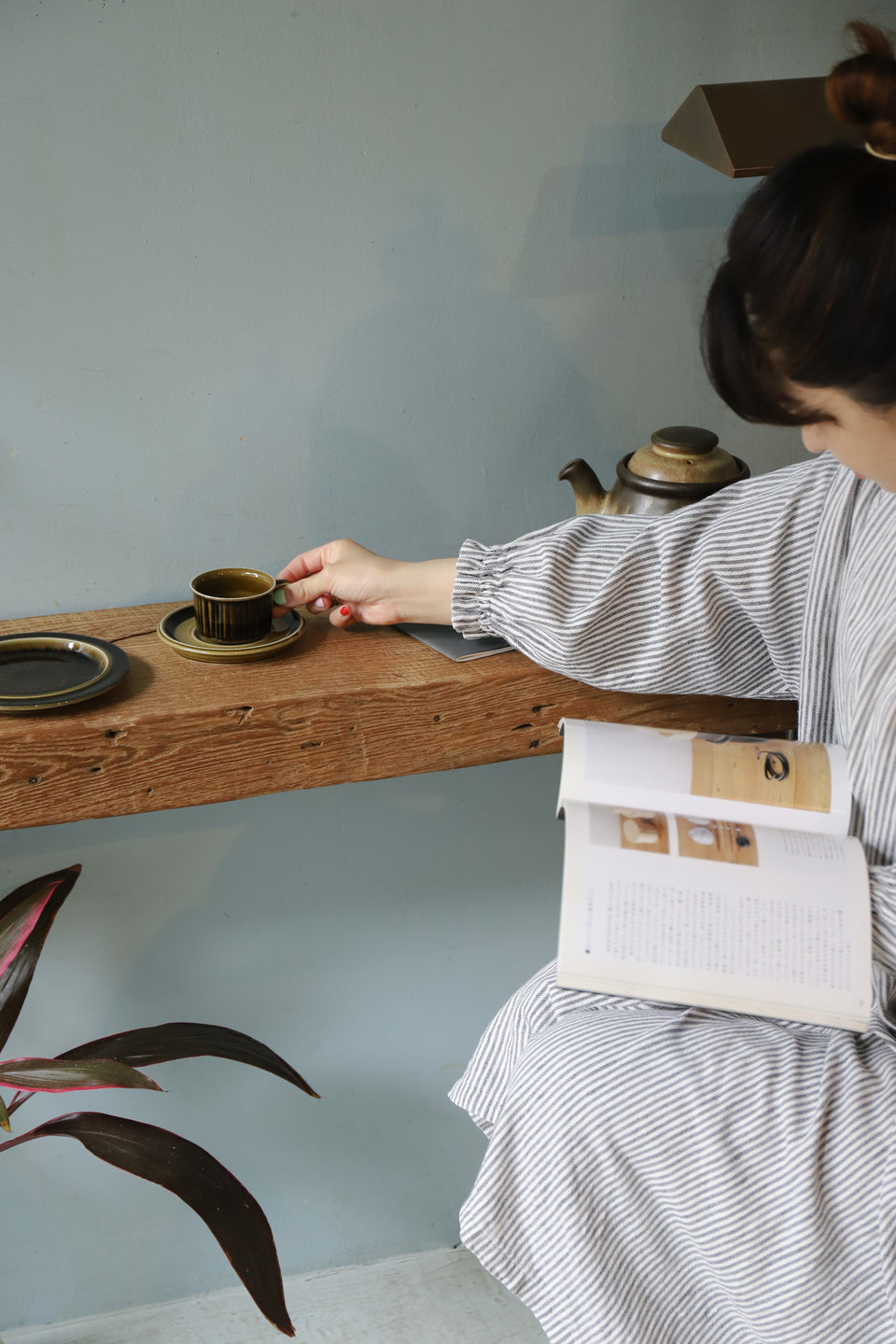 Old Teakwood Counter Table/古材 カウンターテーブル オールドチーク