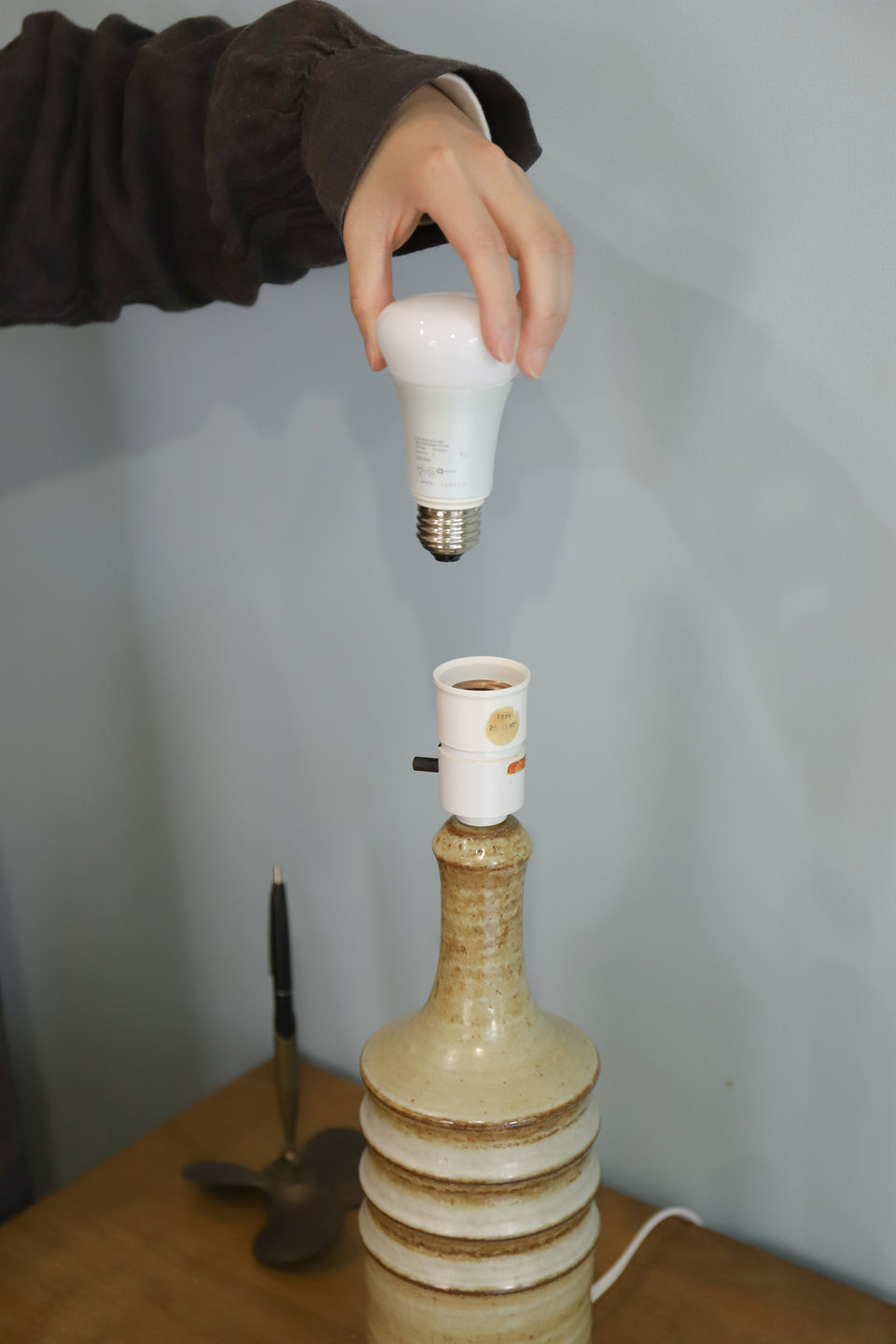 Danish Vintage Søholm Table Lamp Joseph Simon/デンマークヴィンテージ スーホルム テーブルランプ ジョセフ・シモン 間接照明 北欧インテリア