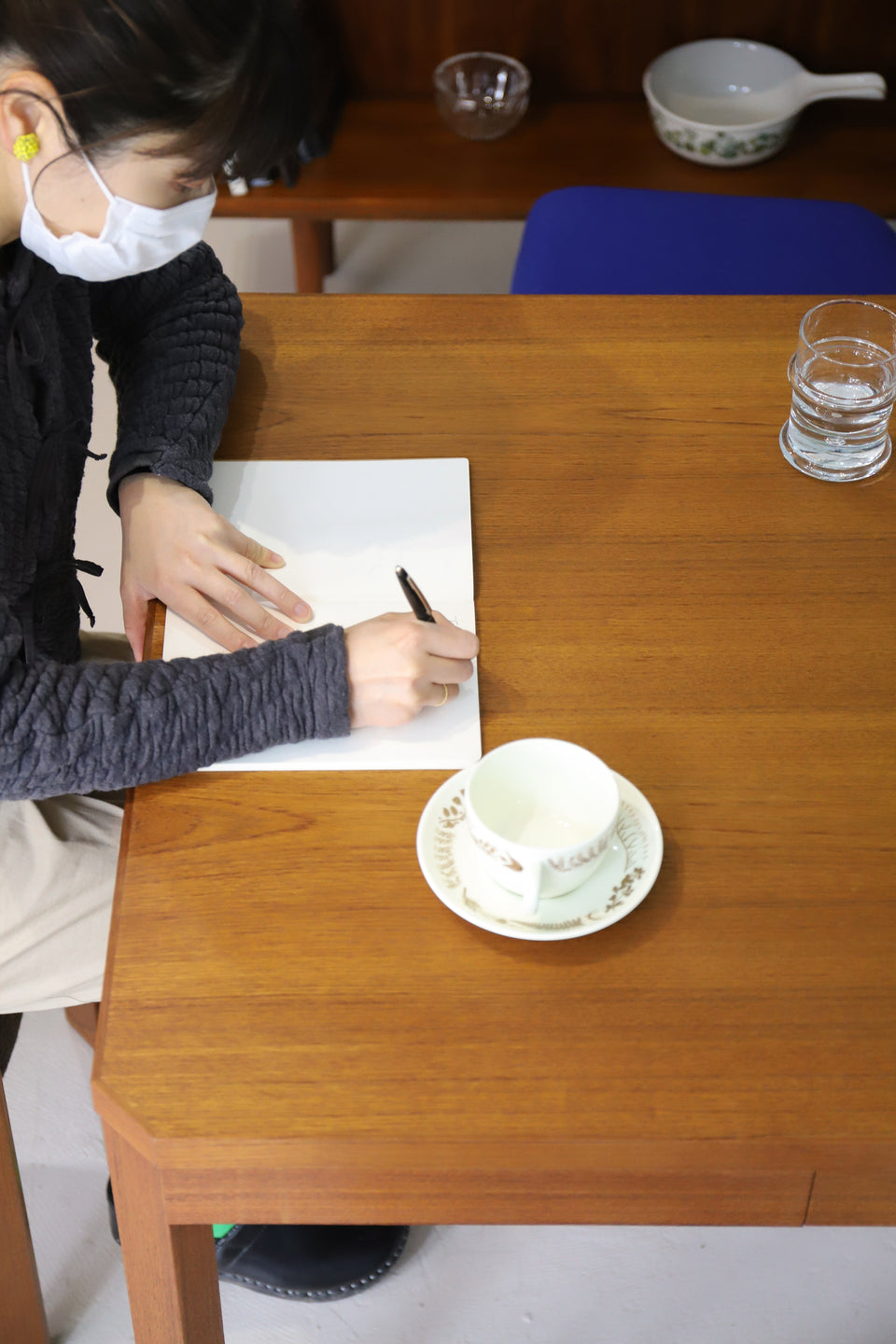 Japanese Vintage Small Dining Table/ジャパンヴィンテージ ダイニングテーブル 二人掛け チーク材 シンプルモダン