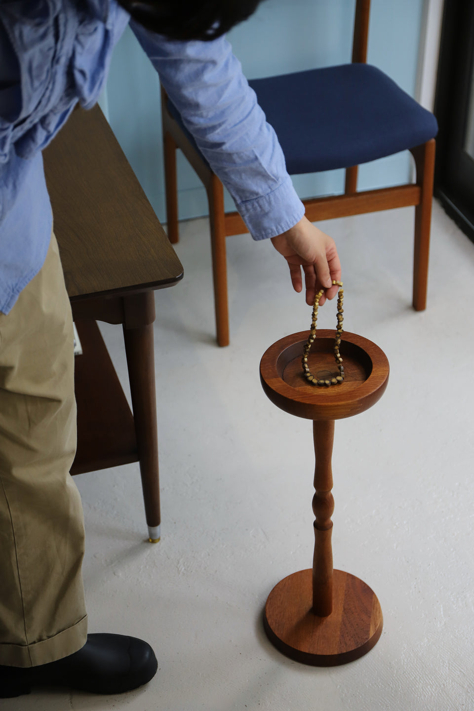 Vintage Teakwood Plant Stand Danish Modern/デンマークヴィンテージ プラントスタンド チーク材 北欧インテリア