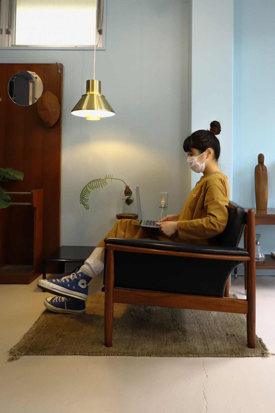 Scandinavian Design Vintage Easy Chair/ヴィンテージ イージーチェア 1Pソファ 北欧デザイン