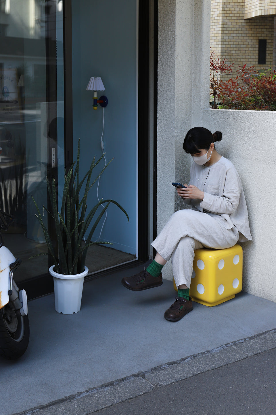 Midcentury Vintage Dies Stool FRP/ヴィンテージ サイコロスツール ダイス ミッドセンチュリー レトロ