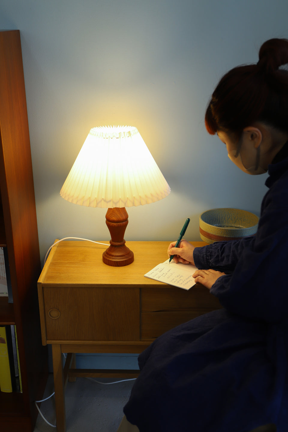 Teakwood Table Lamp Danish Vintage/デンマークヴィンテージ テーブルランプ 間接照明 チーク材 北欧インテリア