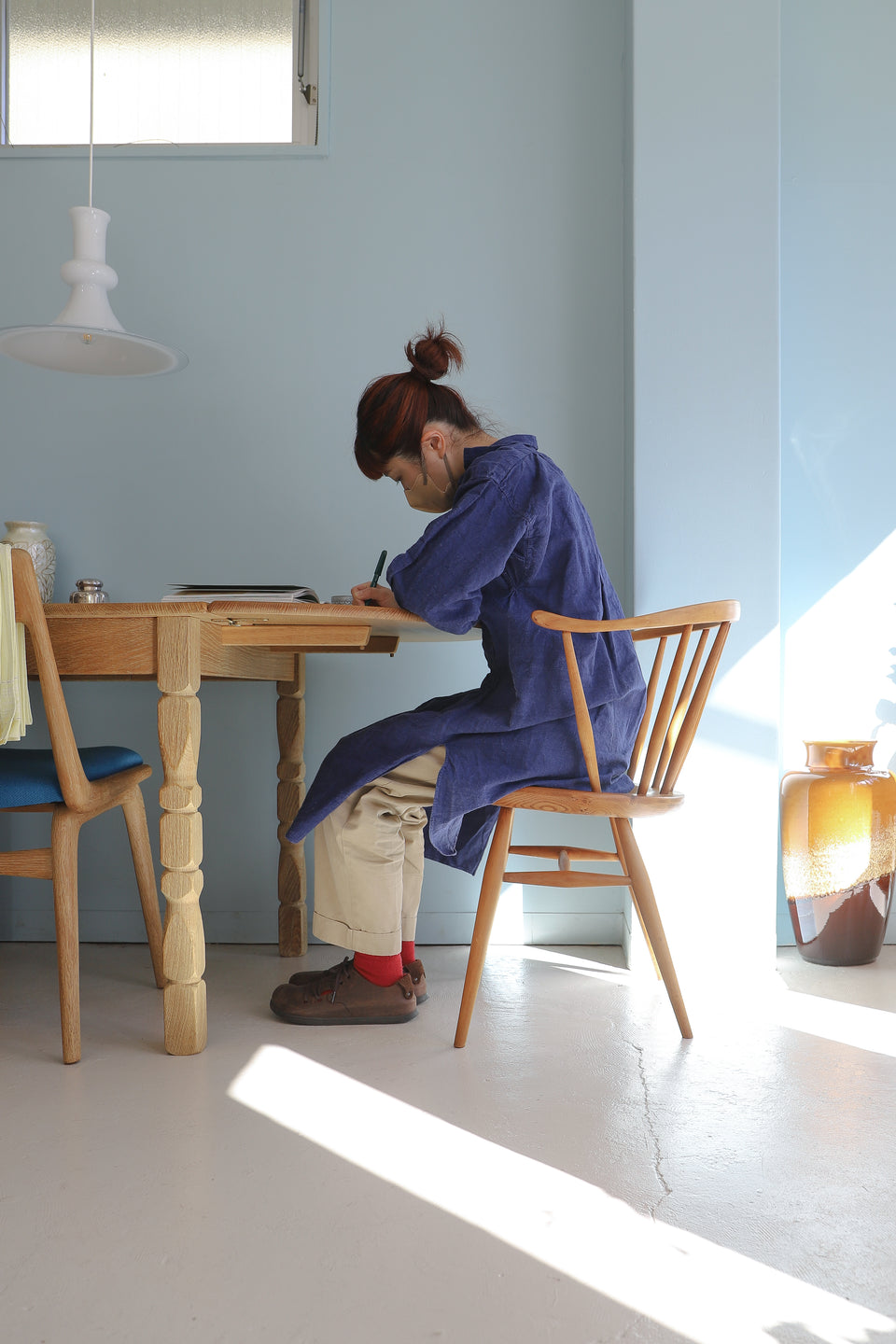 1950’s UK Vintage Ercol Windsor Chair Model 449A Cowhorn Smoker’s/イギリスヴィンテージ アーコール ウィンザーチェア カウホーン スモーカーズ 椅子