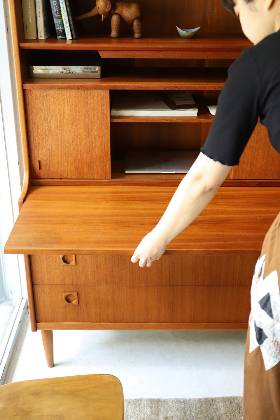 Danish Vintage Farsø Møbelfabrik Bookcase/デンマークヴィンテージ ブックケース ビューロー