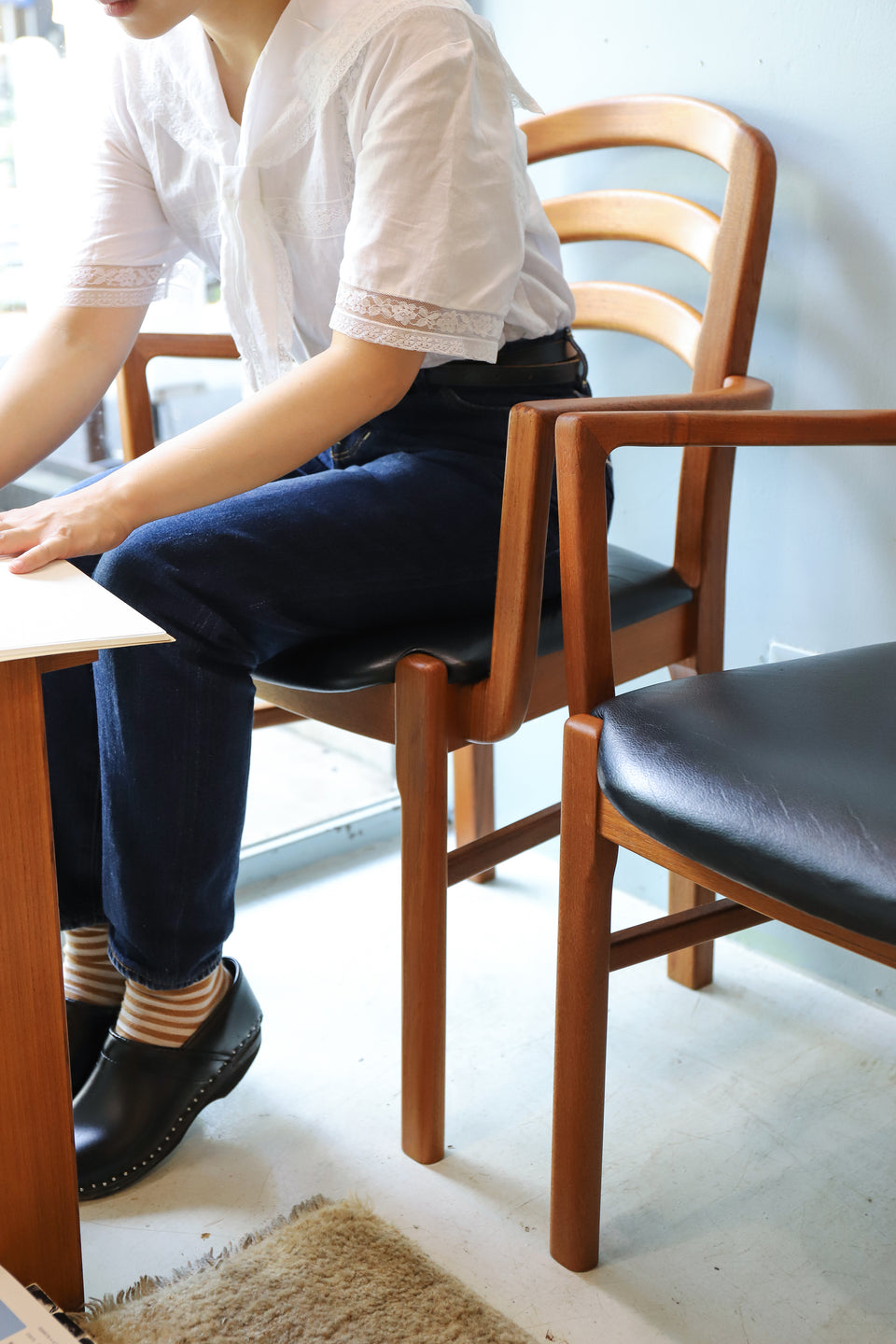 Danish Vintage Teakwood Arm Chair/デンマークヴィンテージ アームチェア チーク材