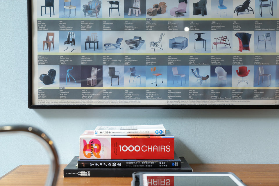 Vitra Design Museum The Chair Collection Poster/ヴィトラ デザイン ミュージアム チェア コレクション ポスター 額 インテリア