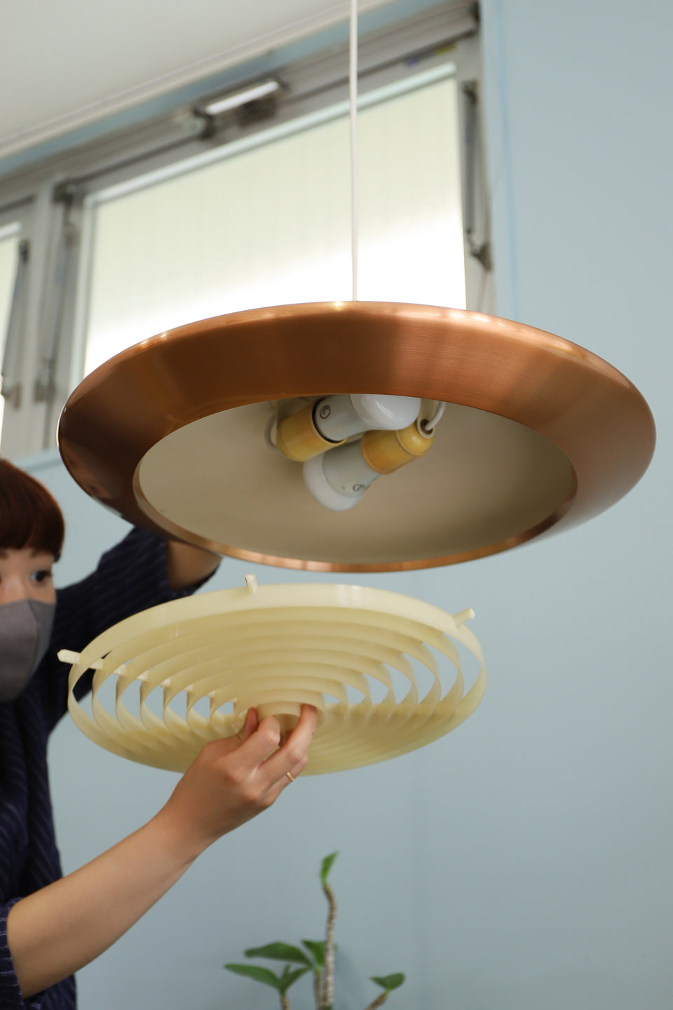 Fog&Mørup Copper Diskos Pendant Light Jo Hammerborg/フォグ&モーラップ ペンダントライト ヨー・ハーマボー 照明 北欧インテリア