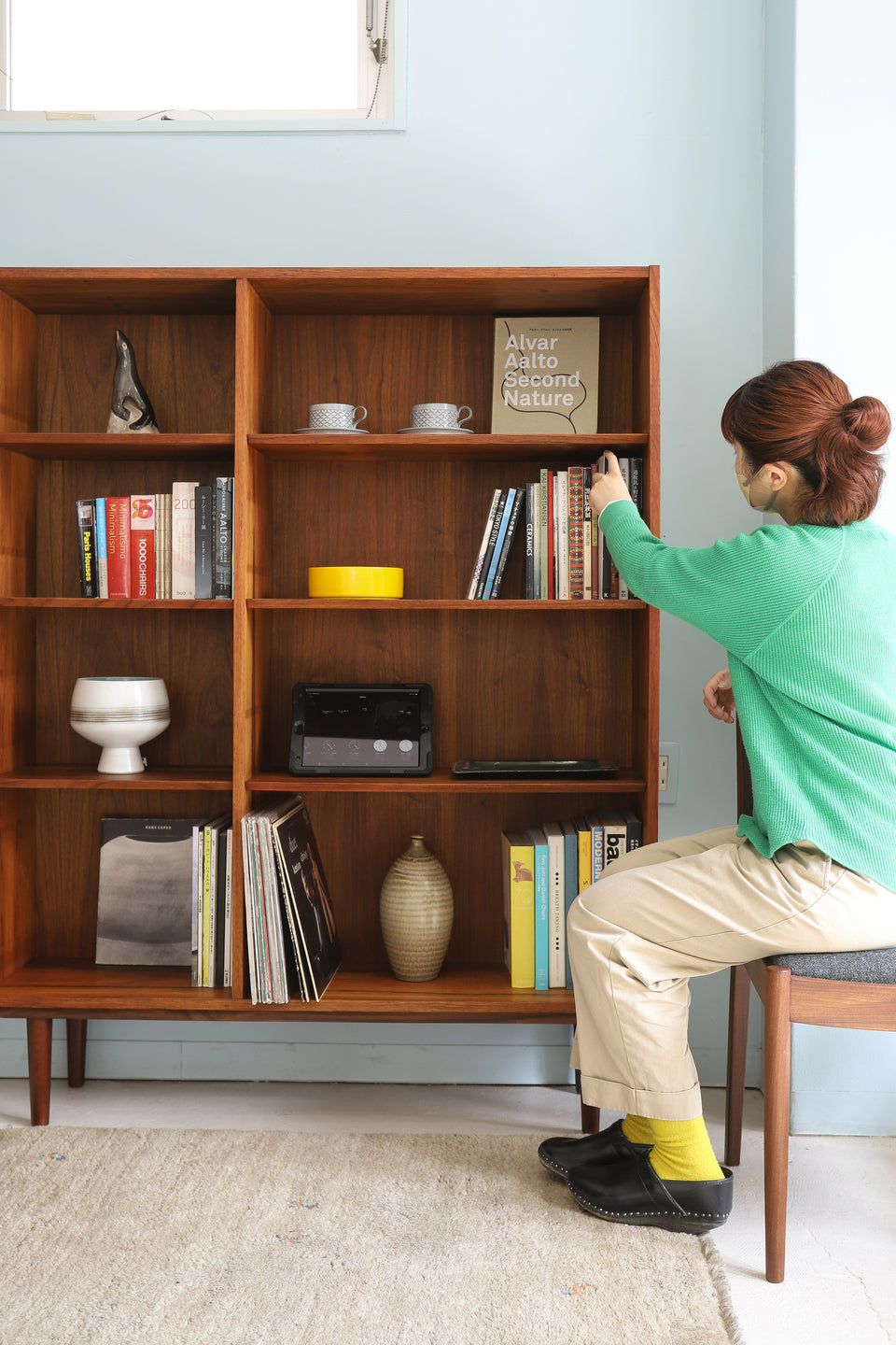 Rosewood Bookcase Shelf Danish Vintage/デンマークヴィンテージ ブックケース シェルフ 本棚 ローズウッド 北欧家具