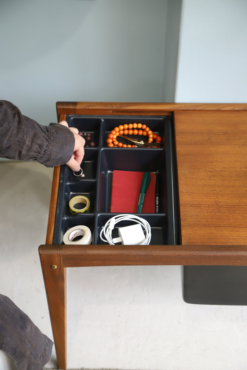 Danish Vintage Sewing Side Table/デンマークヴィンテージ ソーイング サイドテーブル 北欧家具