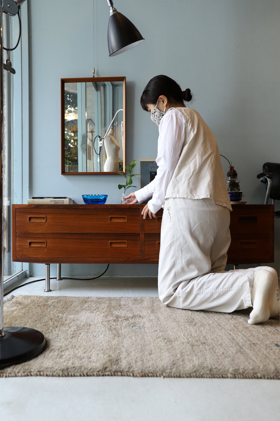 Danish Vintage Rosewood Sideboard Chest Poul Hundevad/デンマークヴィンテージ サイドボード チェスト ローズウッド ポール・ハンデバッド