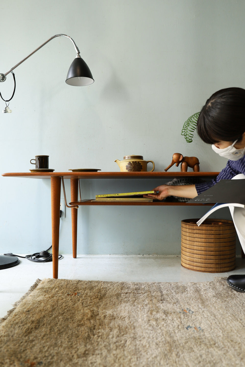 France&Son Coffee Table Peter Hvidt & Orla Molgaard-Nielsen/フランス&サン コーヒーテーブル チーク材 デンマークヴィンテージ