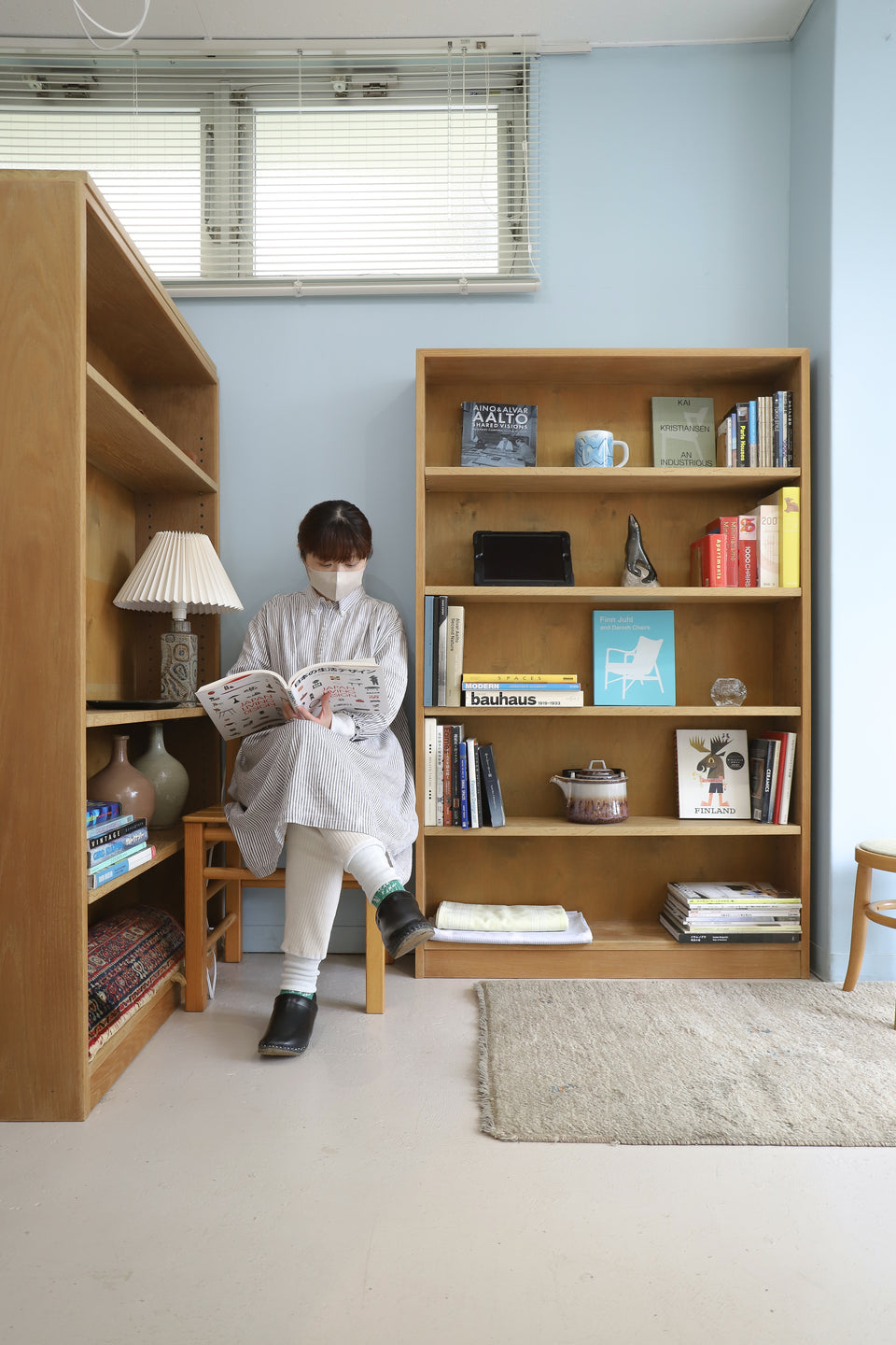 Danish Vintage Oakwood Bookcase/デンマークヴィンテージ ブックケース シェルフ 本棚 オーク材 北欧家具