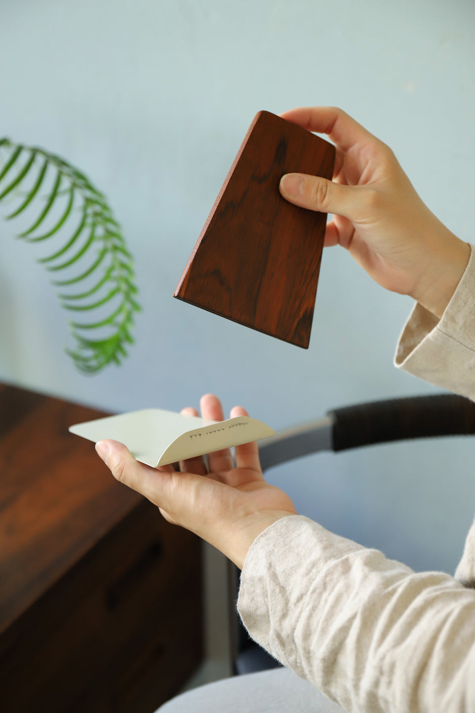 Vintage Bookend Rosewood Danish/ブックエンド 本立て ローズウッド材 デンマークヴィンテージ