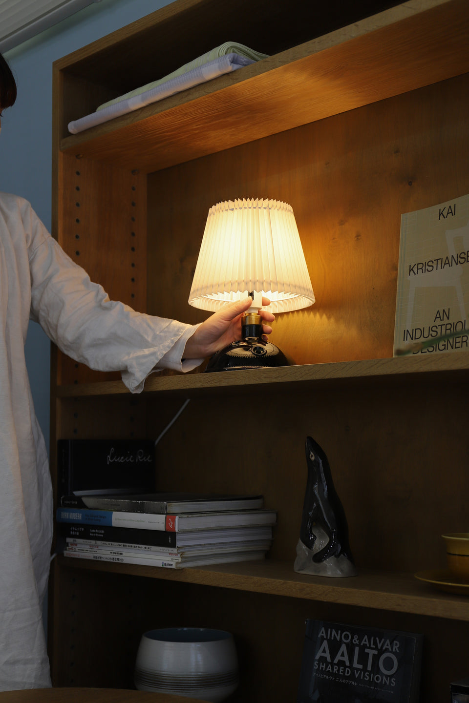 Vintage Holmegaard Table Lamp Meteor Michael Bang/ホルムガード テーブルランプ メテオ マイケル・バング 間接照明 北欧インテリア