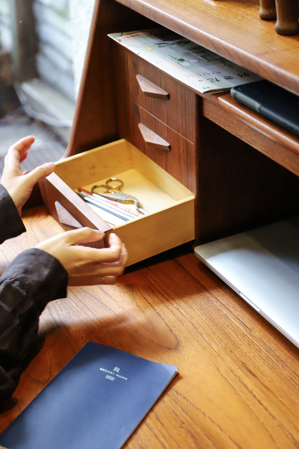 Randers Møbelfabrik Writing Bureau Danish Vintage/デンマーク ヴィンテージ ライティング ビューロー デスク チェスト ドレッサー 北欧家具