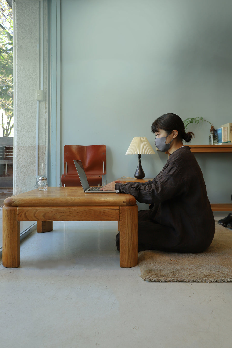 LANE Oakwood Square Low Table US Vintage/アメリカヴィンテージ レーン スクエアローテーブル オーク材