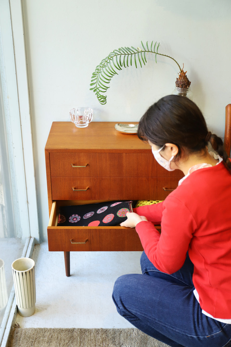 Small Chest of 3Drawers Teakwood Danish Vintage/デンマークヴィンテージ スモールチェスト 3段 チーク材 北欧インテリア