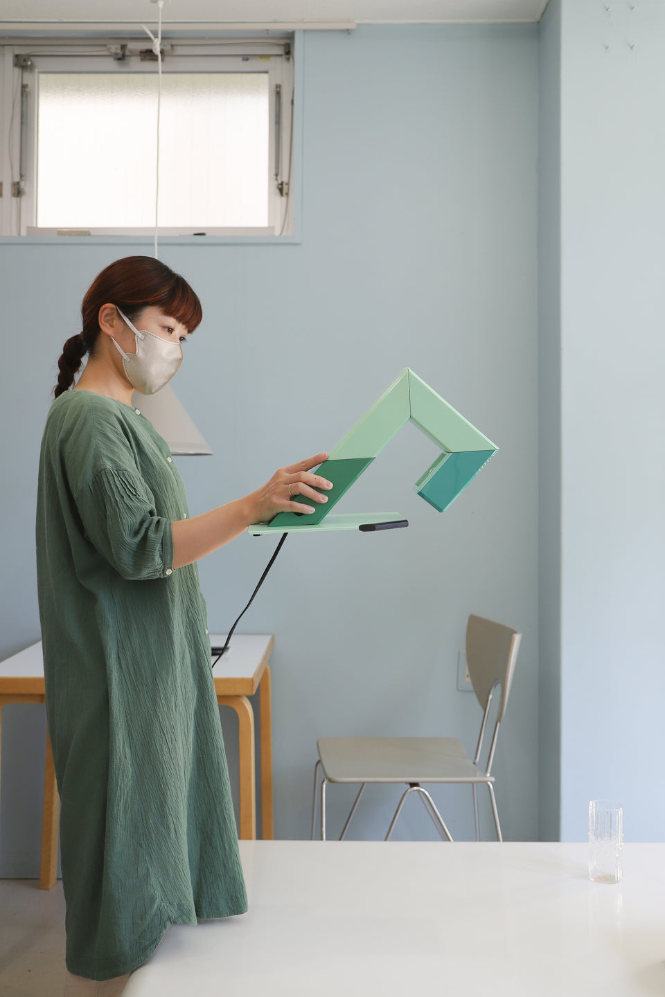 Japanese Vintage Kreo Light “ZIGU ZAGU”/クレオライト ジグザグ デスクライト レトロモダン ジャパンヴィンテージ