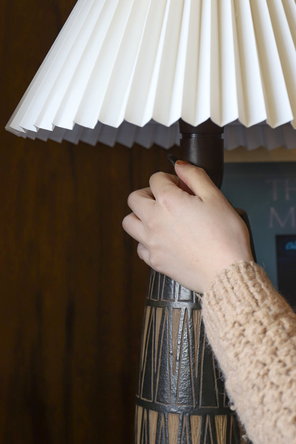 Michael Andersen and Son Table Lamp Danish Vintage/ミケル・アナセン テーブルランプ 照明 陶器 デンマークヴィンテージ