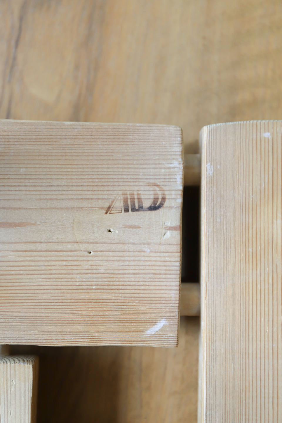 Pinewood Sauna Stool Finnish Vintage/フィンランドヴィンテージ サウナスツール 椅子 パイン材