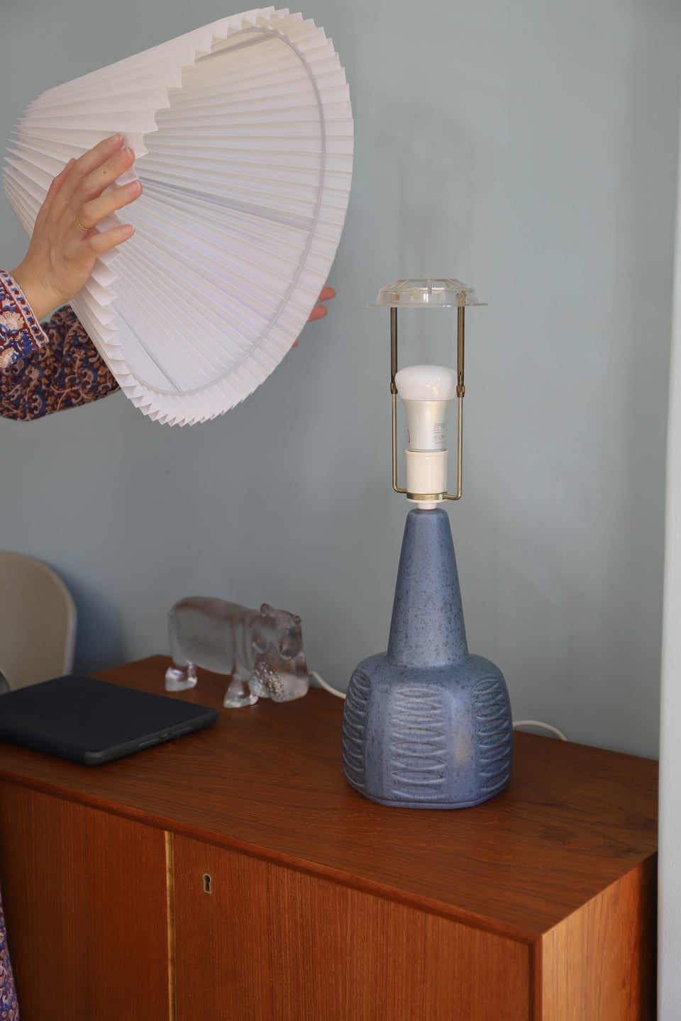 Danish Vintage Søholm Table Lamp Model 1021/デンマークヴィンテージ スーホルム テーブルランプ エイナー・ヨハンセン 間接照明 北欧インテリア