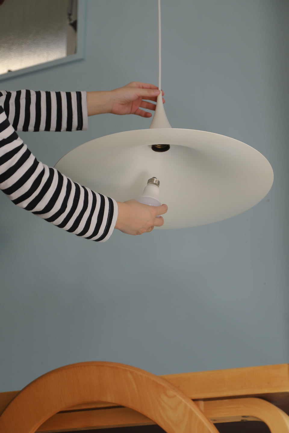 Danish Vintage SEMI Pendant Light/ デンマークヴィンテージ セミ ペンダントライト 照明 北欧インテリア