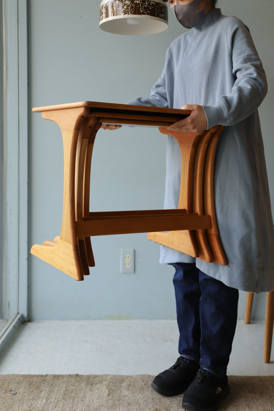 G-PLAN Nesting Table Victor Wilkins UK Vintage/イギリスヴィンテージ ジープラン ネストテーブル サイドテーブル