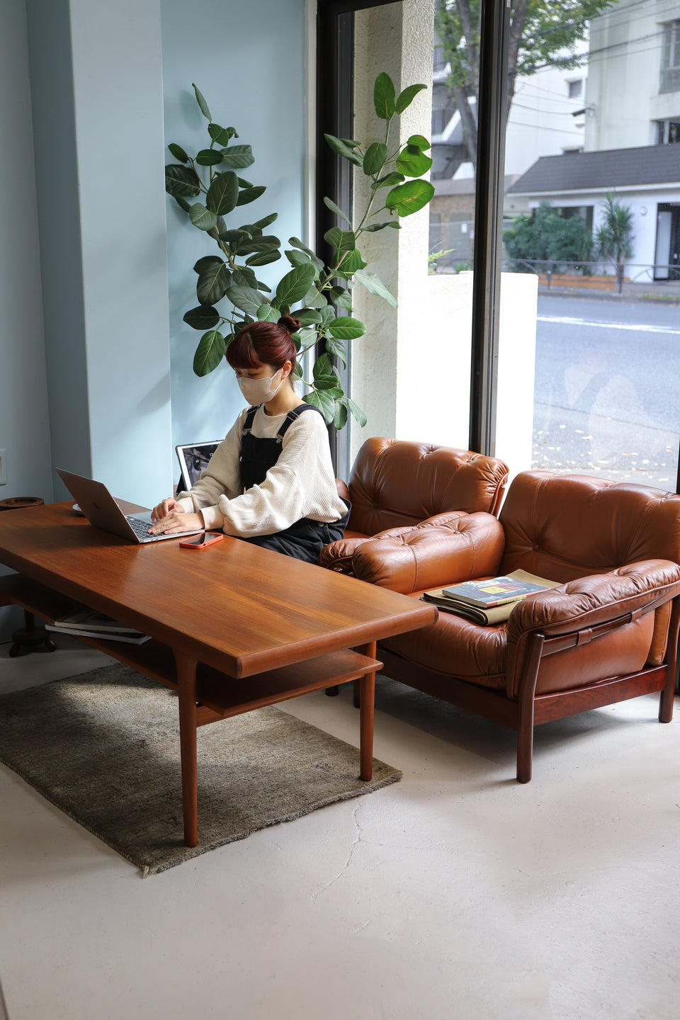 Old Maruni 1P Sofa Madison Japanese Vintage/オールドマルニ ソファ マディソン 本革 レトロモダン