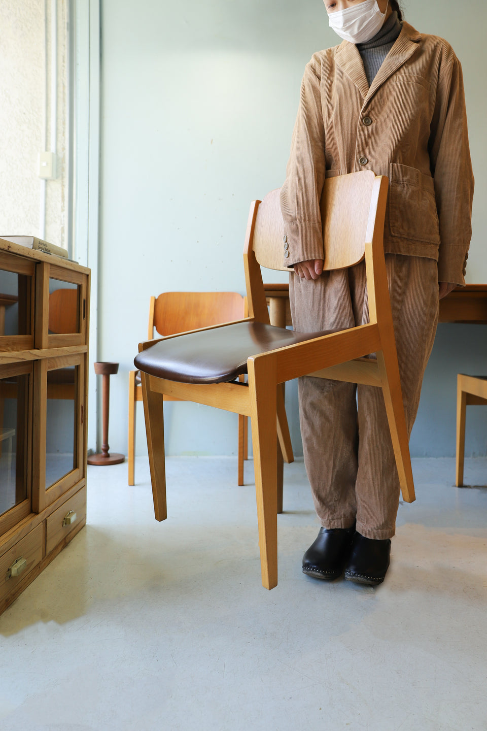 Tendo Book Chair Japanese Modern/天童木工 ブックチェア ダイニングチェア 椅子 水之江忠臣 ジャパニーズモダン