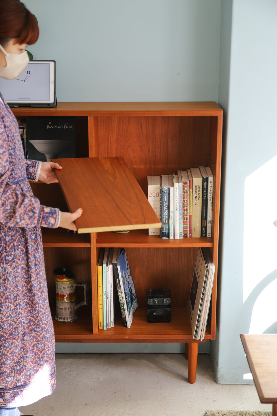 Bookcase Teakwood Danish Vintage/デンマークヴィンテージ ブックケース チーク材 本棚 シェルフ 収納 北欧家具