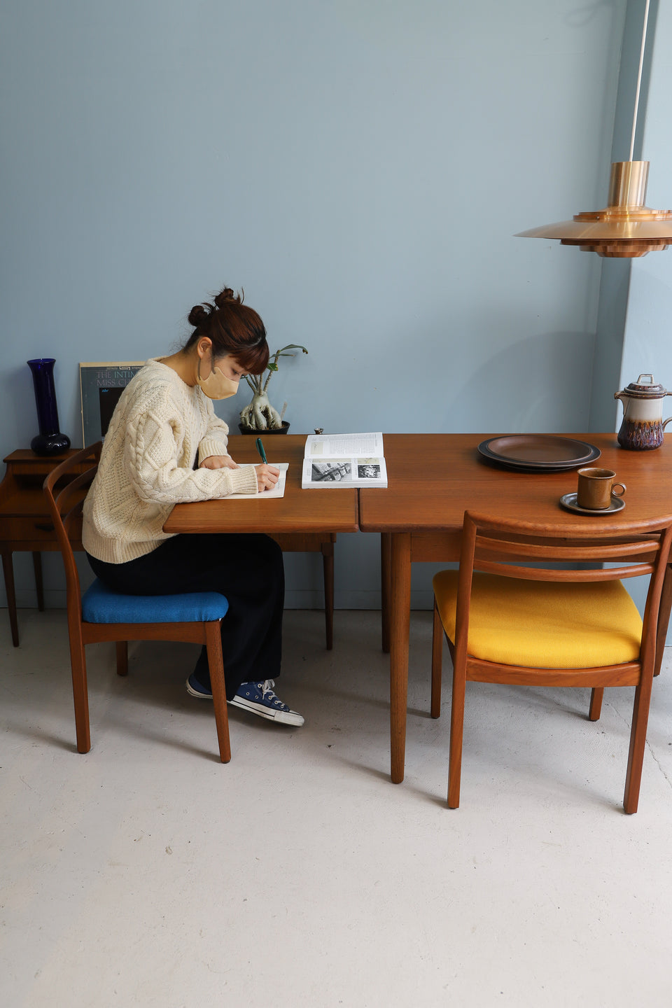 Vejen Bordfabrik Verner Pedersen Extension Dining Table/デンマークヴィンテージ エクステンション ダイニングテーブル チーク材 北欧家具