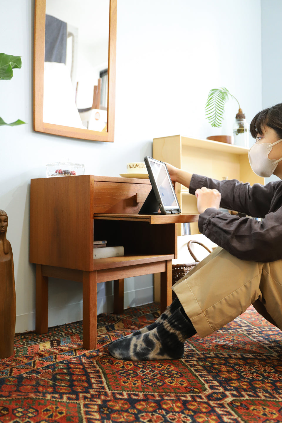 Danish Vintage Bedside Chest Table/デンマークヴィンテージ ベッドサイドチェスト テーブル 北欧家具