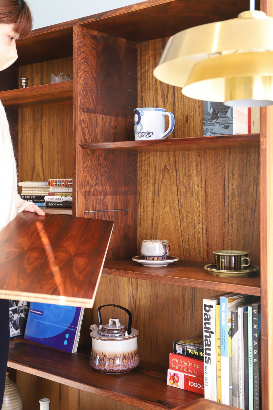 Danish Vintage Hundevad&Co. Rosewood Bookcase Shelf/デンマークヴィンテージ ブックケース シェルフ 本棚 ローズウッド 北欧インテリア