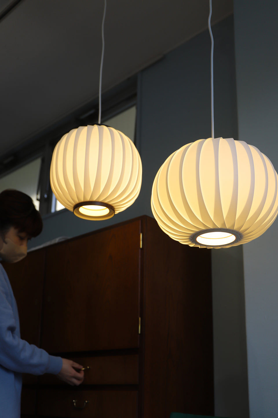 Danish Vintage Hoyrup Pendant Light/デンマークヴィンテージ ハイラップ ペンダントライト プラスチック 北欧インテリア