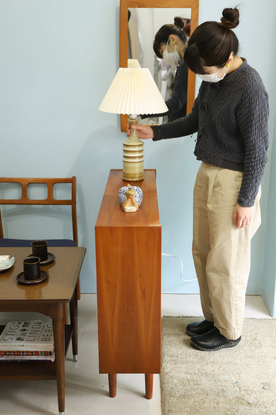 Teakwood Bookcase Danish Vintage/デンマークヴィンテージ ブックケース チーク材 本棚のコピー