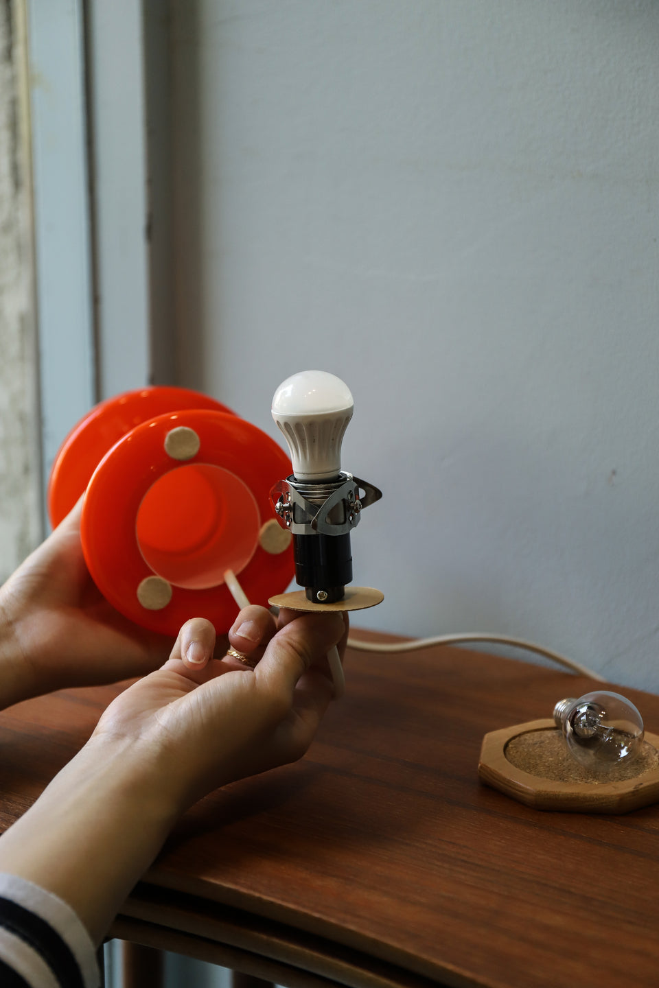 Flygsfors Orrefors Mushroom Table Lamp/フライグフォス オレフォス マッシュルーム テーブルランプ