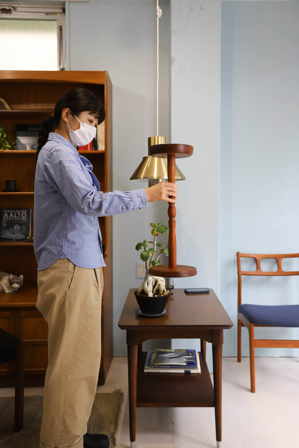Vintage Teakwood Plant Stand Danish Modern/デンマークヴィンテージ プラントスタンド チーク材 北欧インテリア