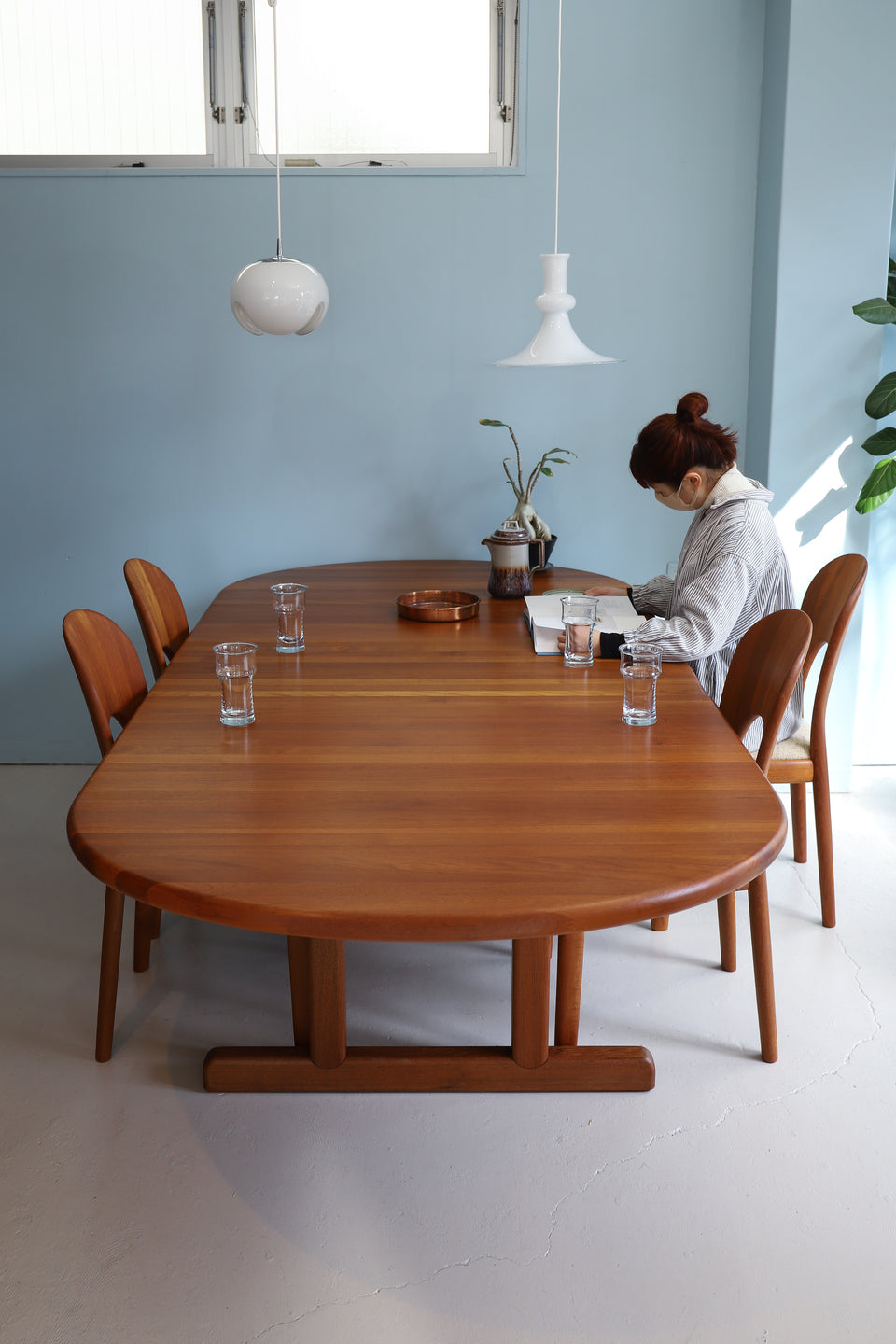 Danish Vintage L.Olsen&Son Extension Dining Table/デンマーク ヴィンテージ L.オルセン&サン エクステンション ダイニングテーブル 北欧家具 チーク材