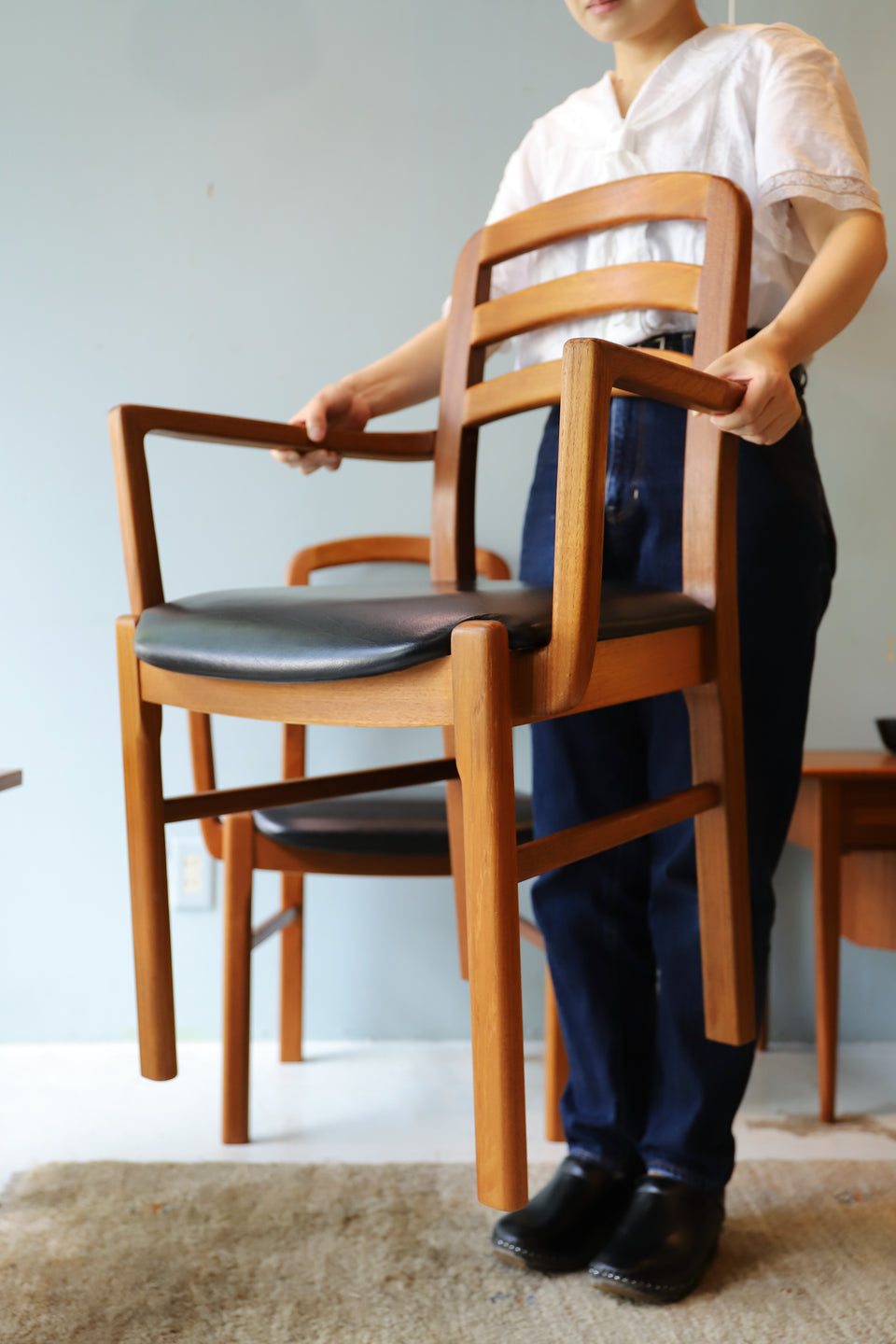Danish Vintage Teakwood Arm Chair/デンマークヴィンテージ アームチェア チーク材
