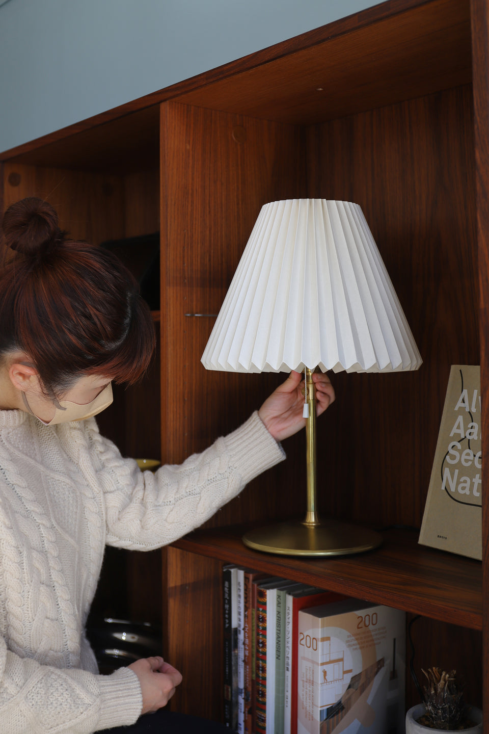 flame Blass Stand Table Lamp/フレイム テーブルランプ 真鍮 スタンドライト 間接照明