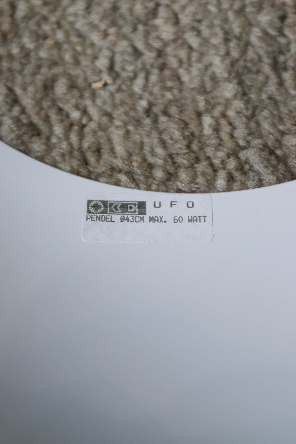 Knud Christensen Pendant Light “UFO”/デンマークヴィンテージ ペンダントライト 照明