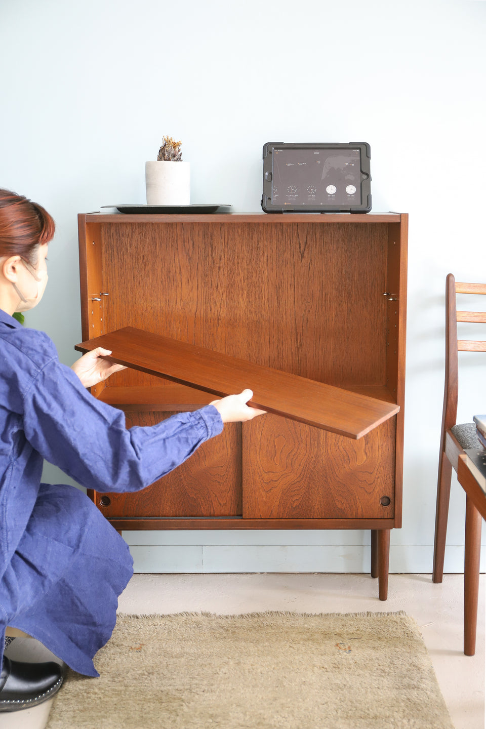 UK Vintage Cabinet Shelf/イギリスヴィンテージ キャビネット シェルフ 本棚 収納家具