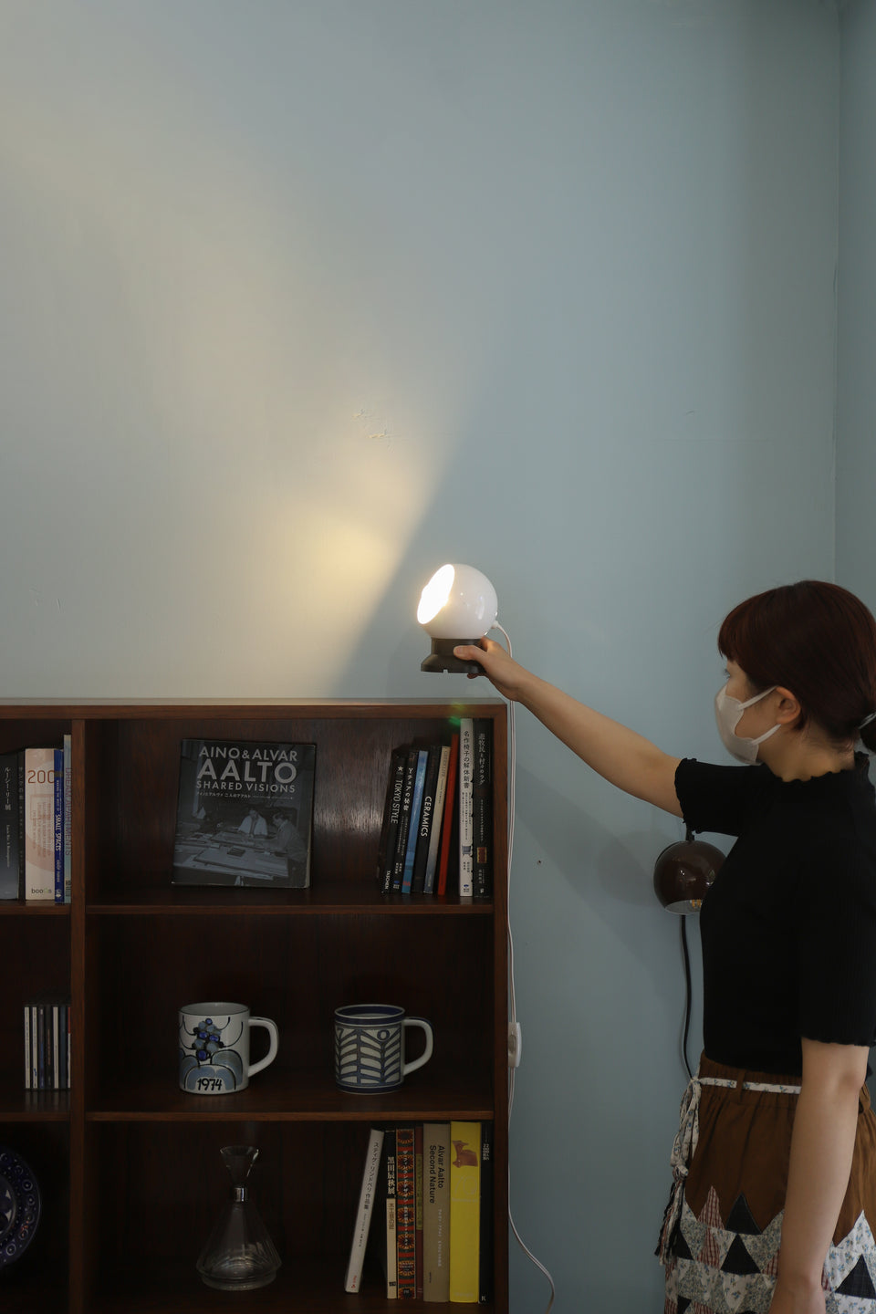 Danish Vintage Magnet Ball Wall Lamp/デンマークヴィンテージ ボールウォールランプ 壁掛け テーブルランプ 北欧インテリア