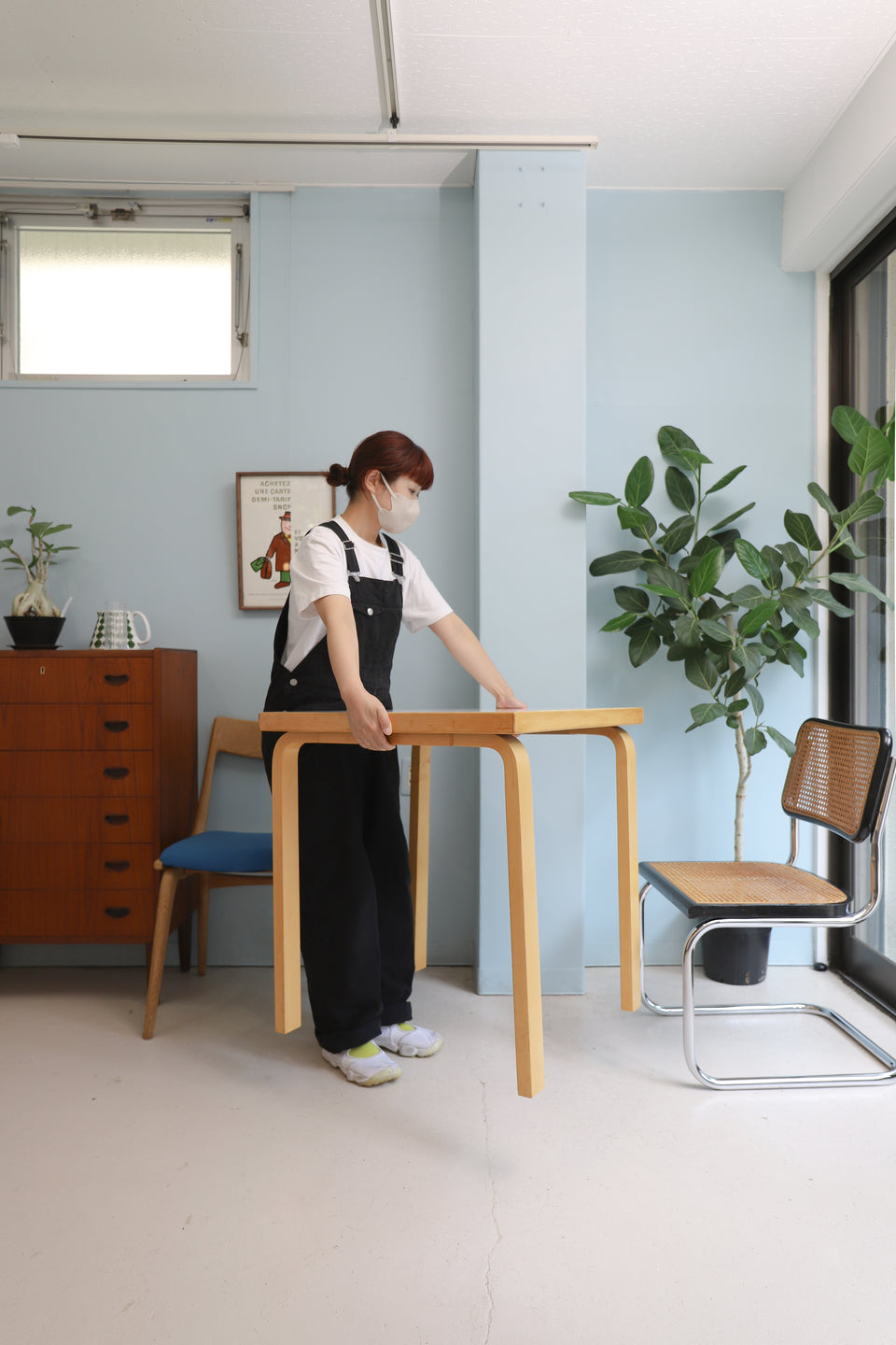 Finnish Vintage artek Table Alvar Aalto/フィンランドヴィンテージ アルテック テーブル デスク アルヴァ・アアルト 北欧家具