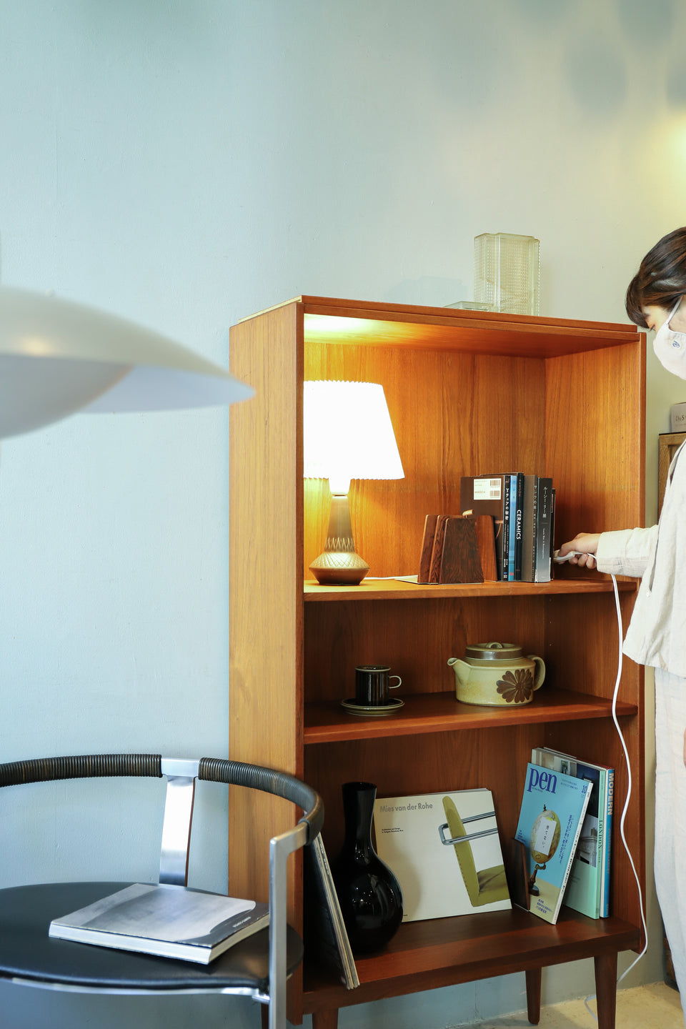 Vintage Bookend Rosewood Danish/ブックエンド 本立て ローズウッド材 デンマークヴィンテージ