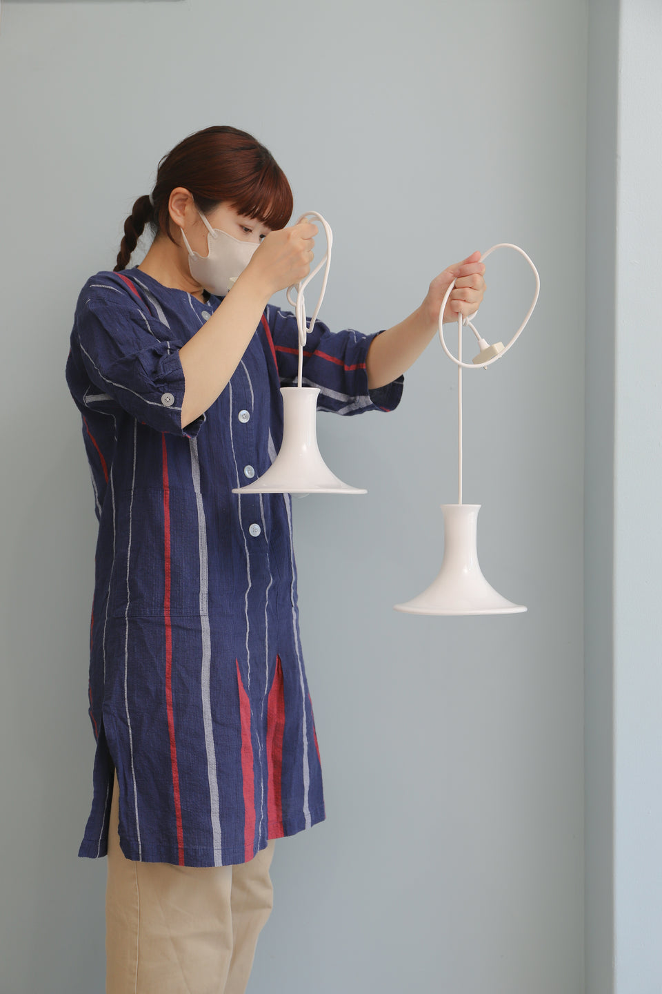 Danish Vintage Holmegaard Pendant Light Mandarin Small/デンマークヴィンテージ ホルムガード ペンダントライト マンダリン 照明 北欧インテリア