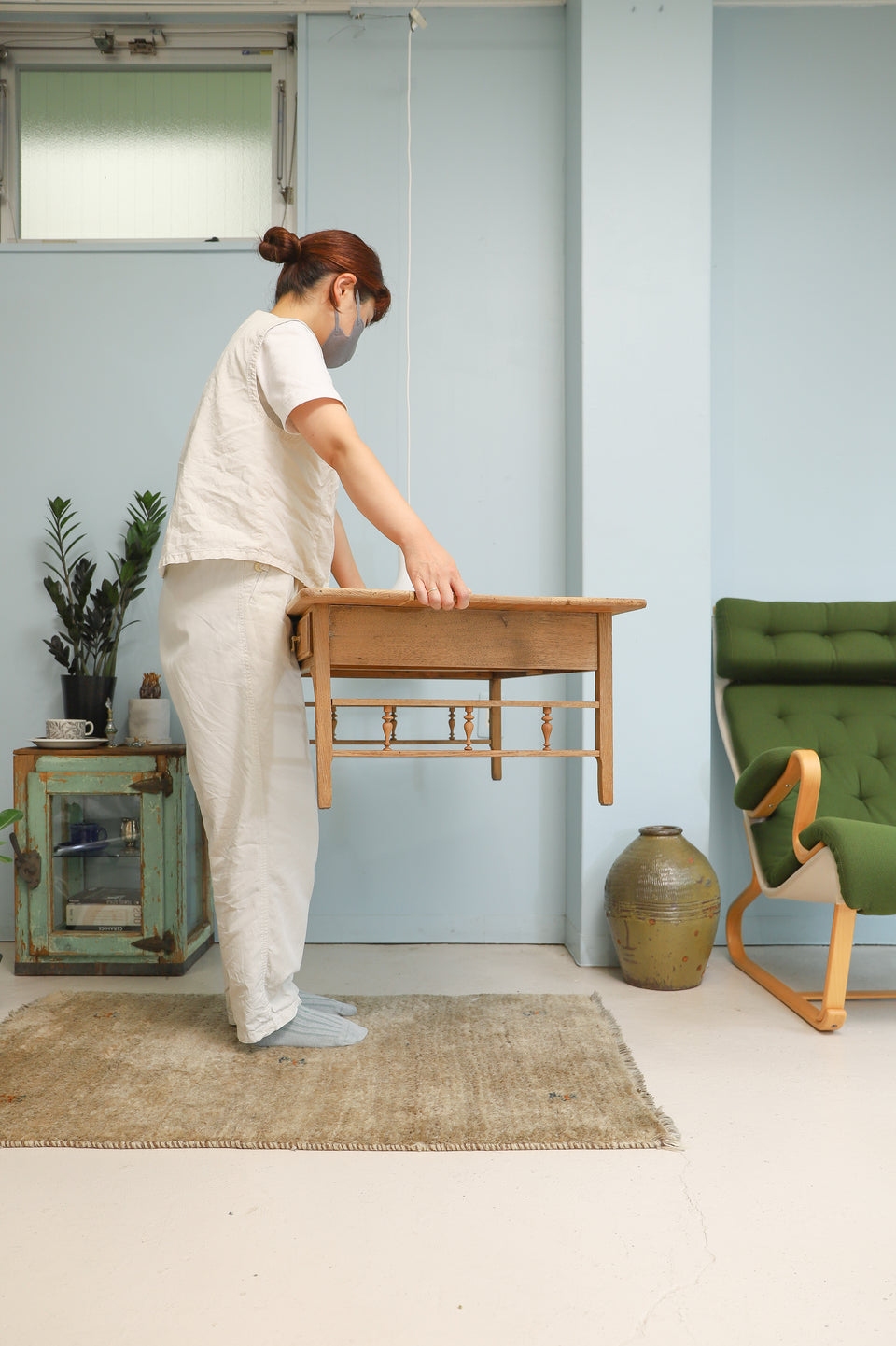 Japanese Vintage Low Table Desk/ジャパンヴィンテージ 文机 座卓 ローテーブル 古道具