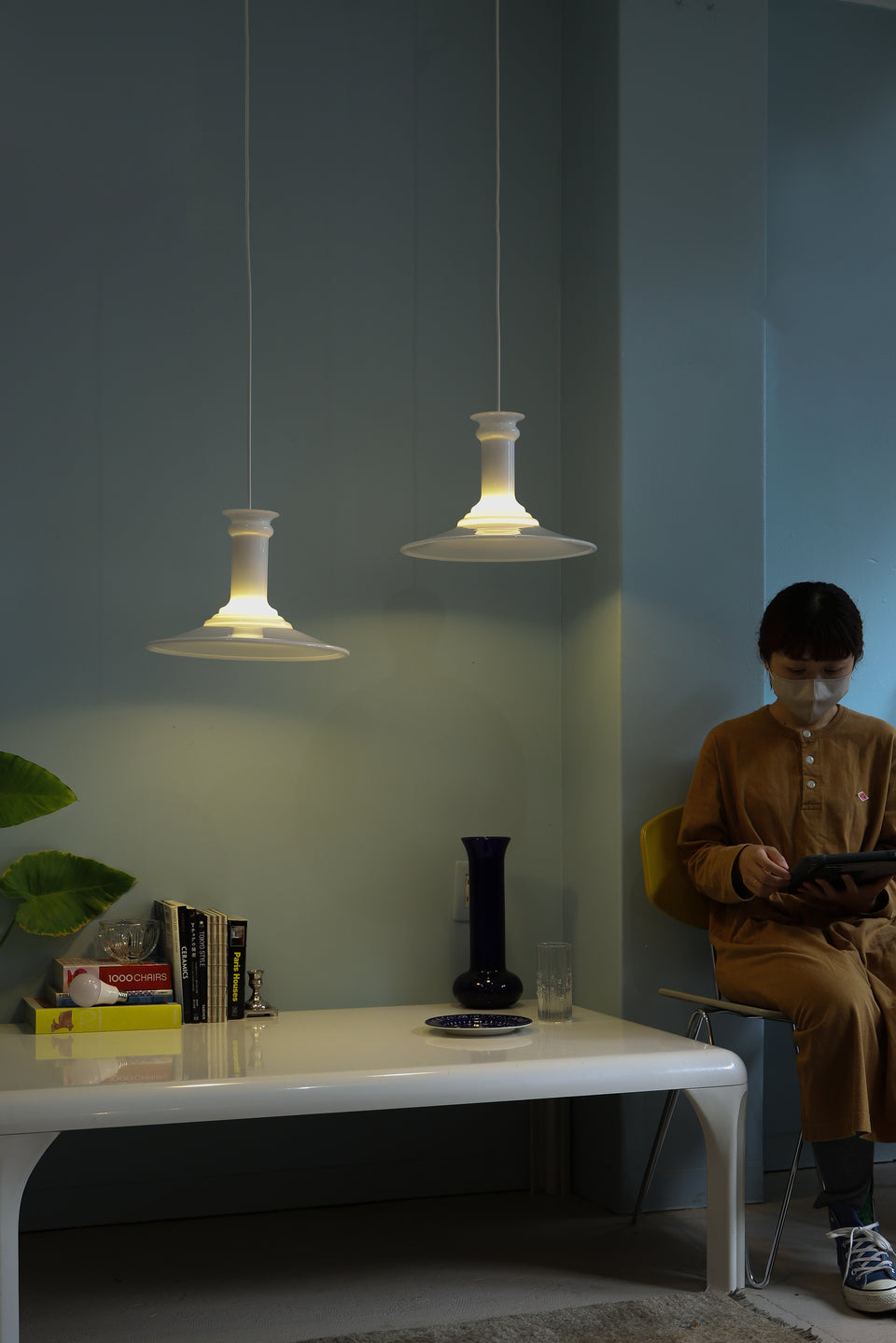 Danish Vintage Holmegaard Pendant Light Mythos Medium/デンマークヴィンテージ ホルムガード ミュトス ペンダントライト 照明 北欧インテリア ミディアム