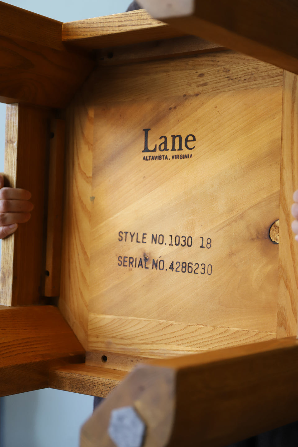 LANE Oakwood Square Low Table US Vintage/アメリカヴィンテージ レーン スクエアローテーブル オーク材